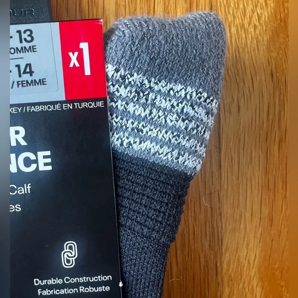Under Armour Soccer Performance Socks Black Size Large Over the Calf ArmourGrip